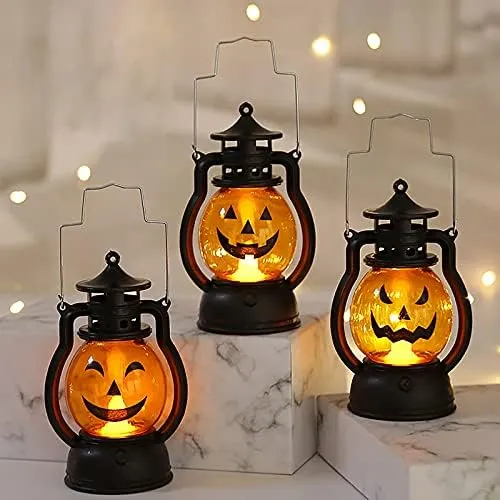 1 Pcs Halloween Dec Prop Pumpkin Witch Lantern Hand Skull Lamp Portable Nightlight Ghosty Light 1pcs ramdon lamp