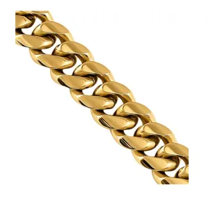 18K Solid Gold Cuban Chain (6 mm)