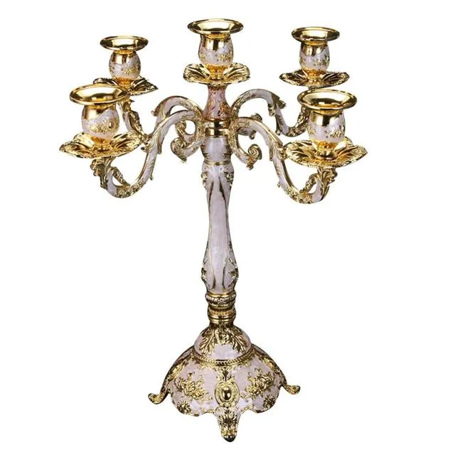 3/5 Head European Metal Candle Holder With  That Candlestick Wedding Home