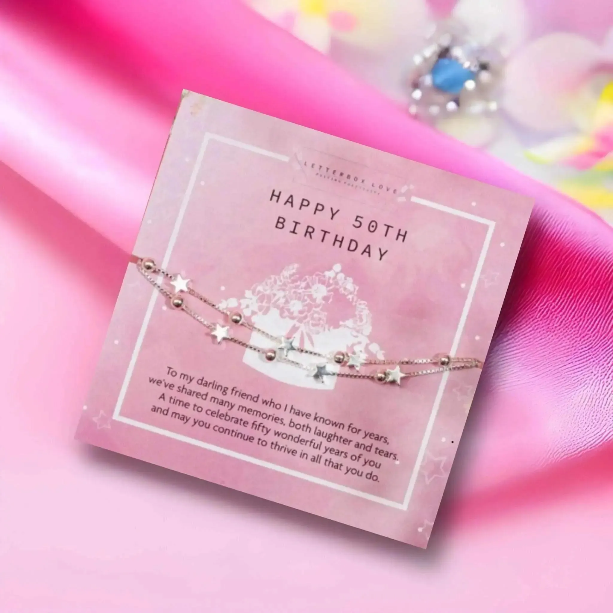 50th Birthday Bracelet