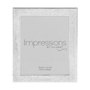 8x10 Silver Plated Glitter Photo Frame (Widdop)