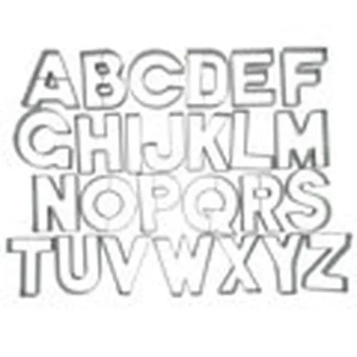 Alphabet Letter N 6.5cm Cookie Cutter Stainless Steel