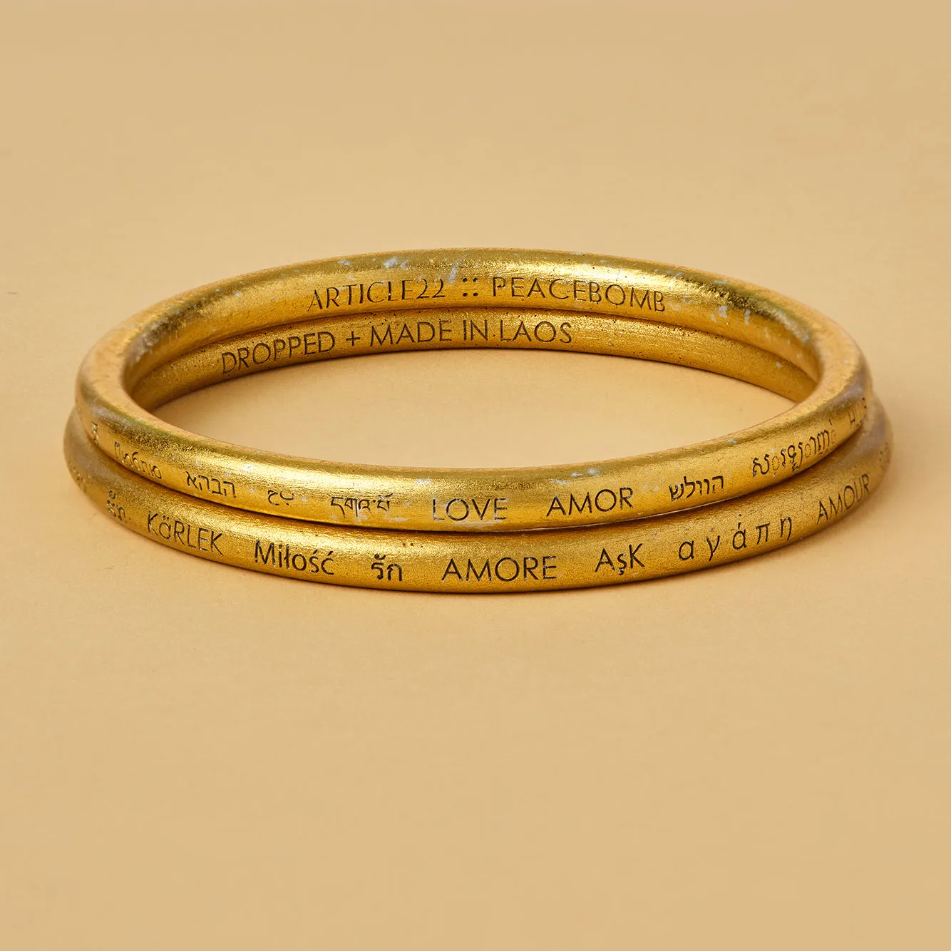 ARTICLE22 Love All Around Bangle - A Symbol of Universal Love and Empowerment