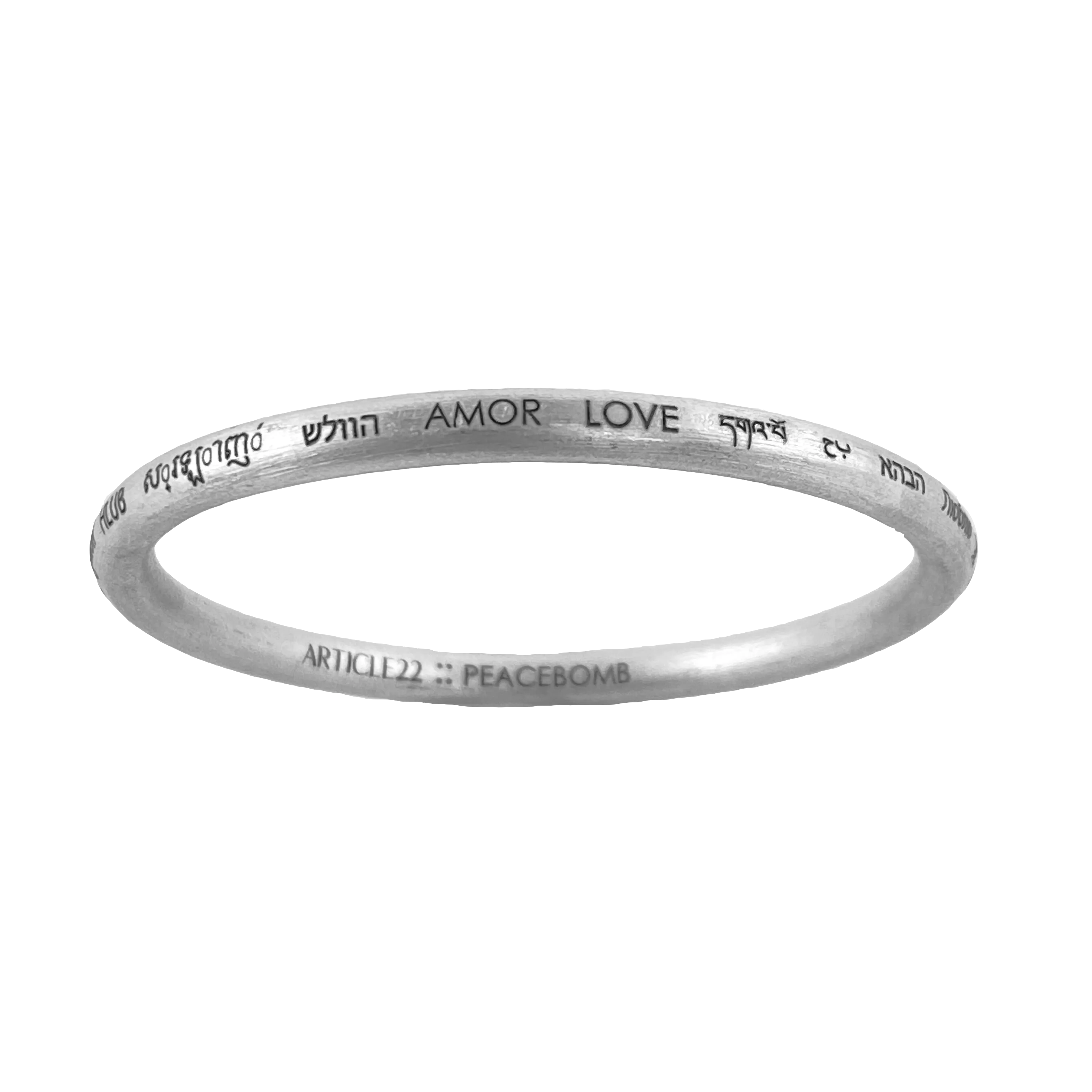 ARTICLE22 Love All Around Bangle - A Symbol of Universal Love and Empowerment