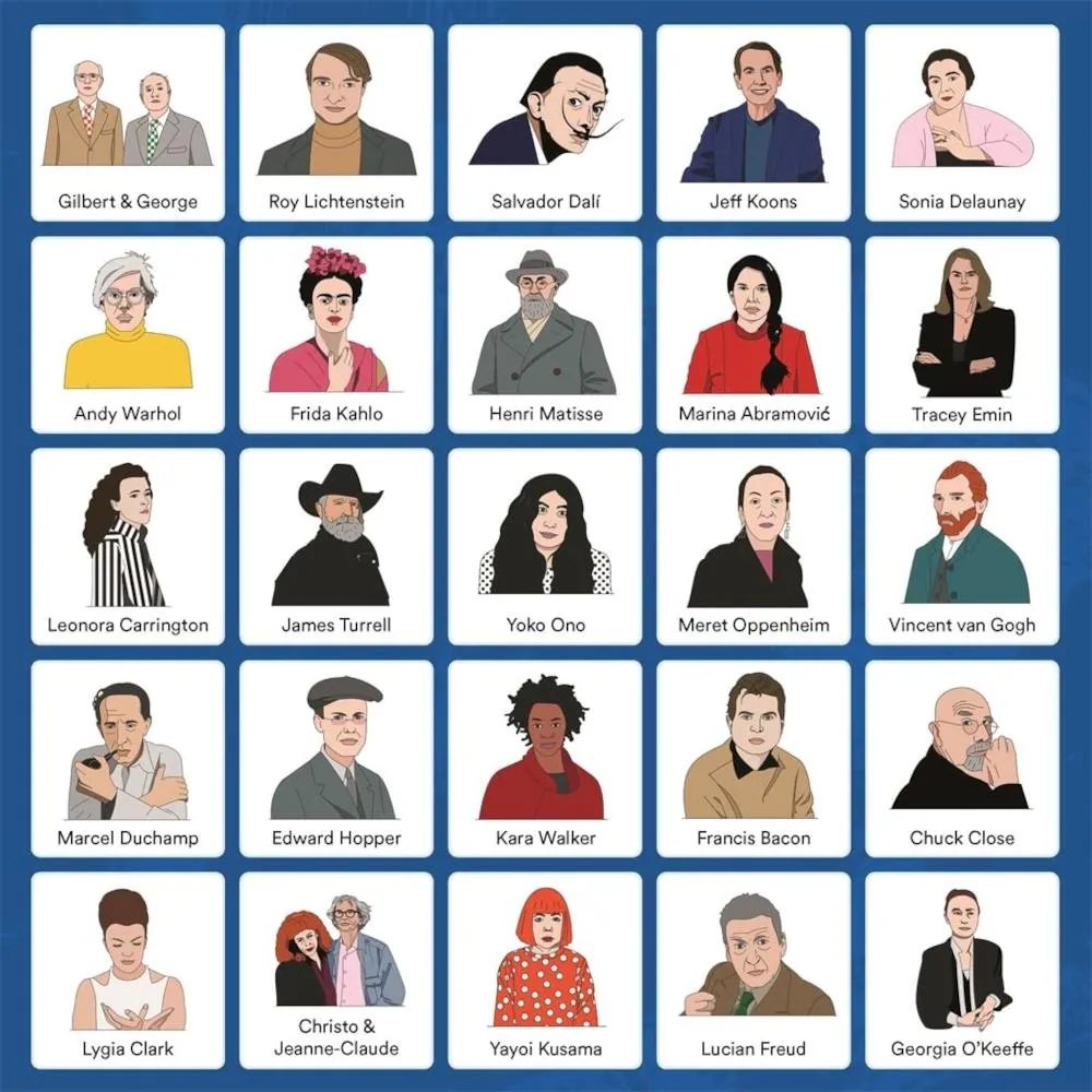 Artist Bingo: A Game Of Icons