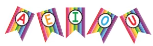 Banner Letters | Happy Rainbow | UPRINT | Schoolgirl Style