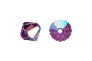 Bicone Amethyst (AB) 6mm 12pcs