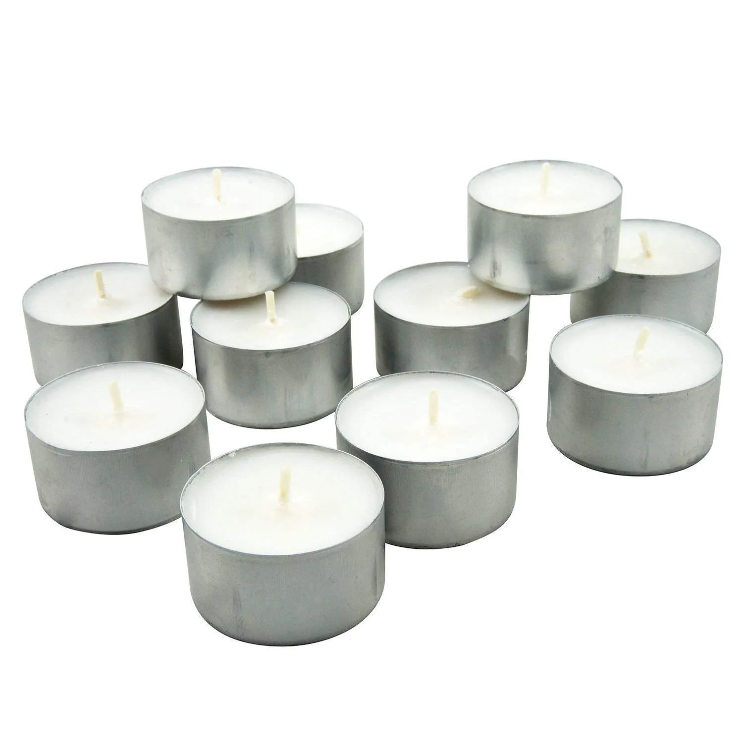 BiTNiX Unscented Smokeless Wax Tealight Candles 9 Hours Burning time for Home Décor,Diwali. Birthdays, Celebrations, Party Favors & More (Pack of 40)