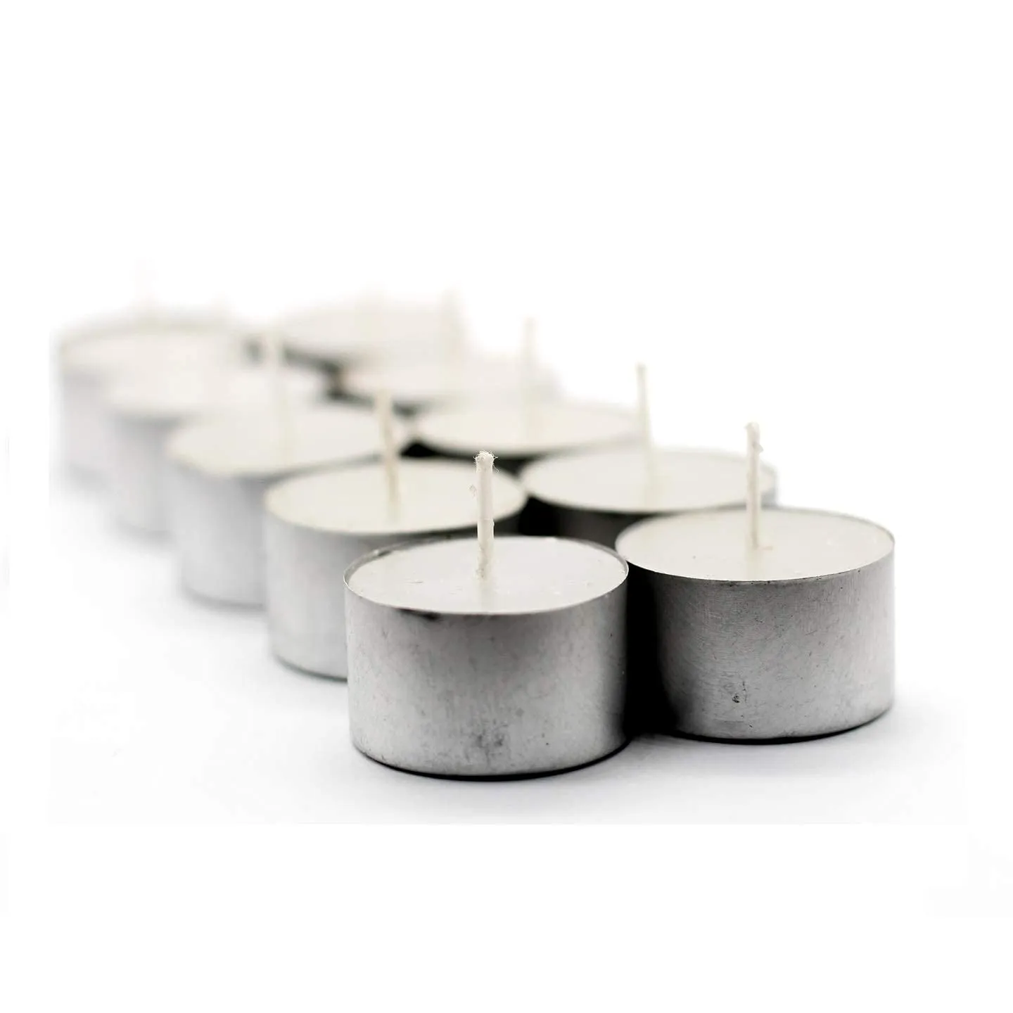 BiTNiX Unscented Smokeless Wax Tealight Candles 9 Hours Burning time for Home Décor,Diwali. Birthdays, Celebrations, Party Favors & More (Pack of 40)