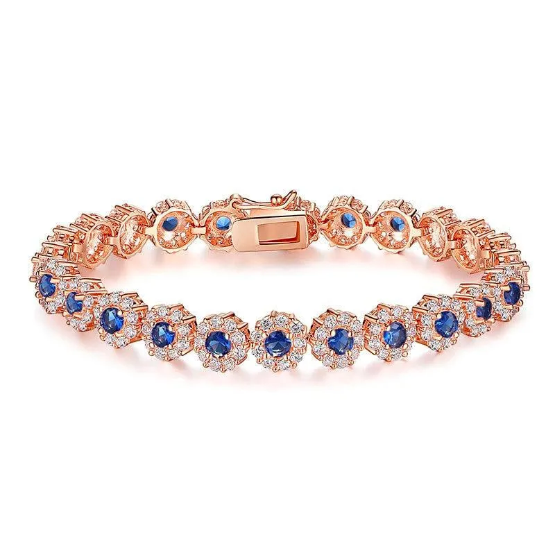 Blue Crystal Bracelet