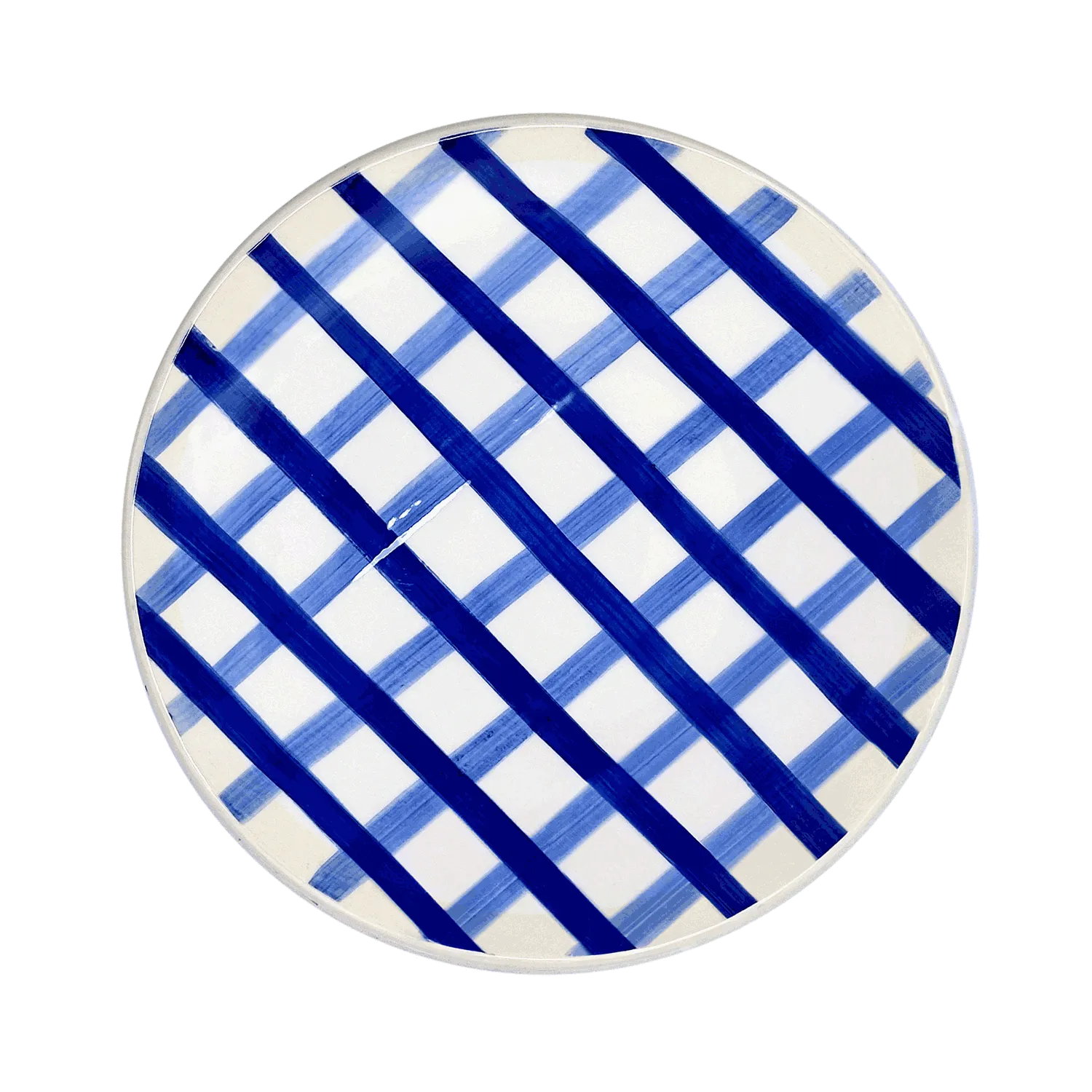 Blue Trellis Dinner Plate