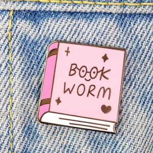 Bookworm Enamel Pin