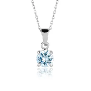 Brilliant Birthstones Pendant March