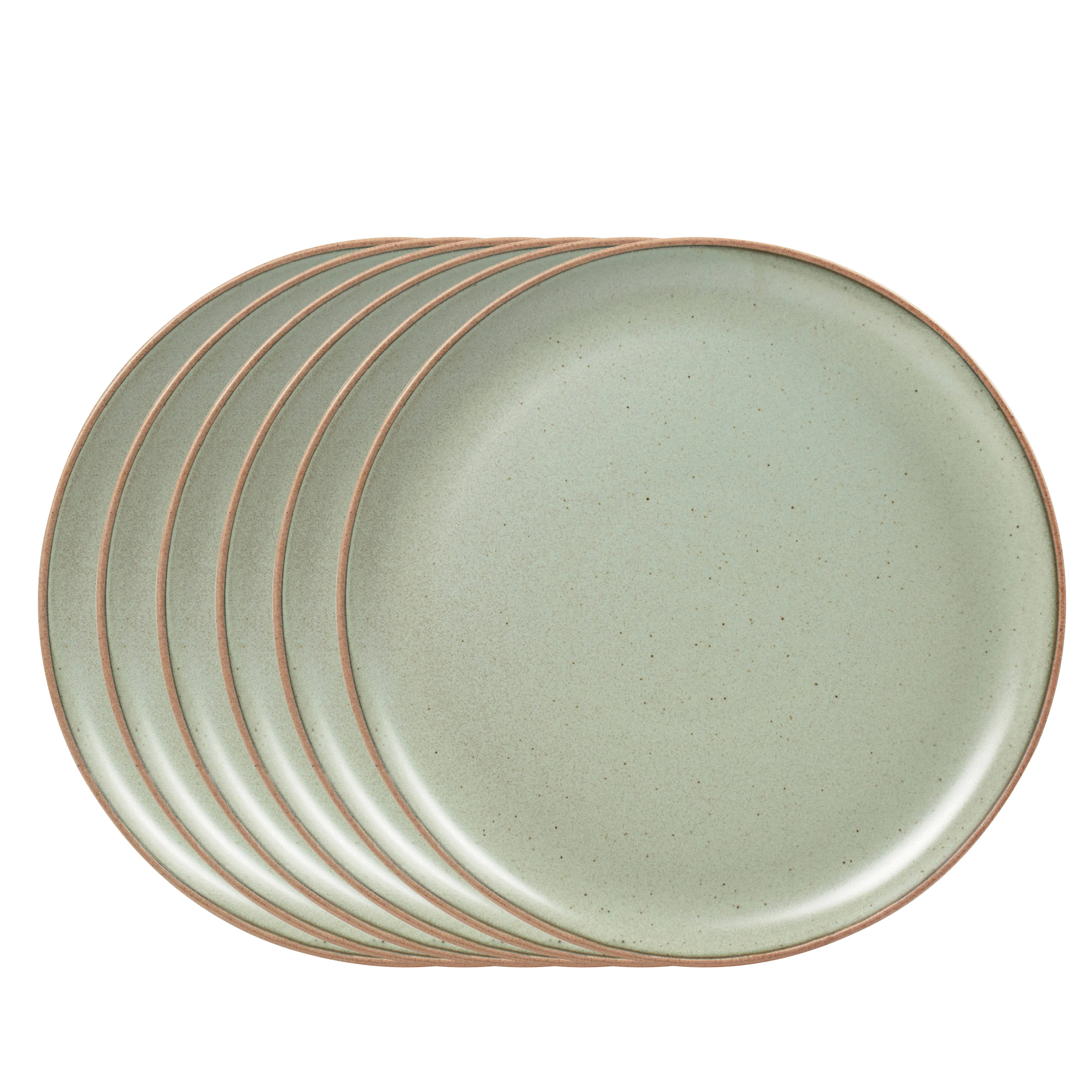 Claro Dinner Plates 27cm - Set of 6 - Green