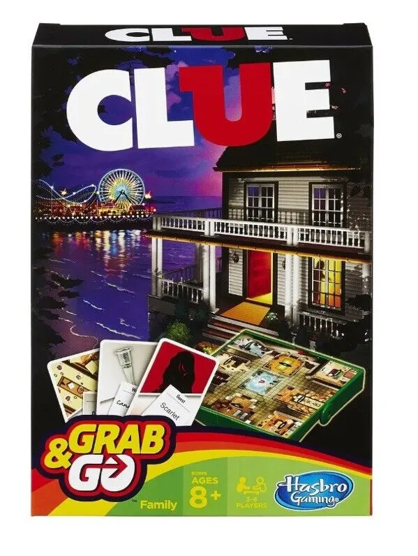 Clue Grab & Go Board Game