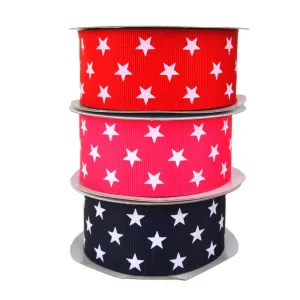 Cosmic Star Printed Grosgrain Ribbon, 1-1/2-Inch, 10-Yard