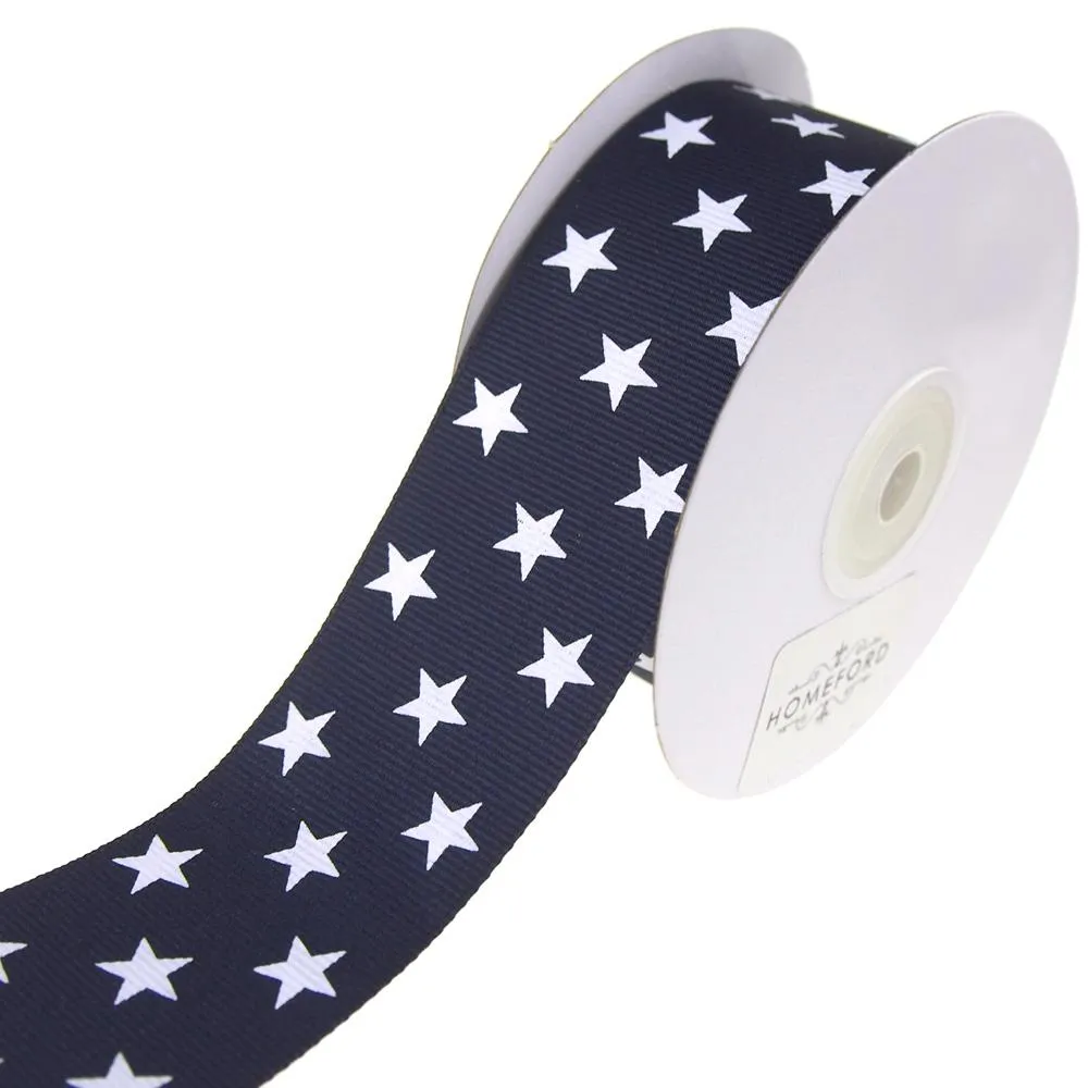 Cosmic Star Printed Grosgrain Ribbon, 1-1/2-Inch, 10-Yard