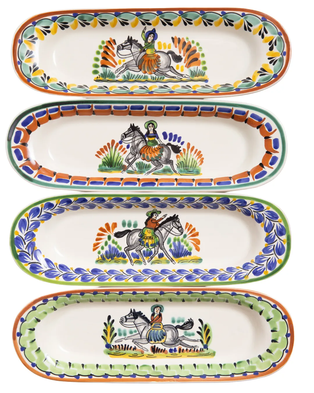 Cowgirl Oval Platter Asst