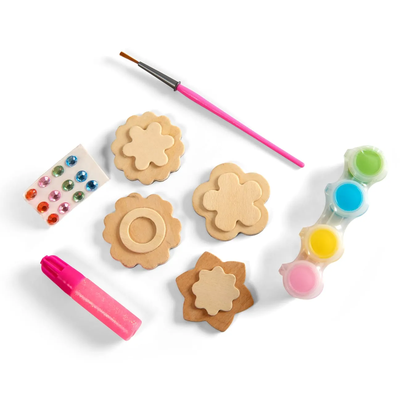 Created by Me! Flower Magnets Wooden Craft Kit