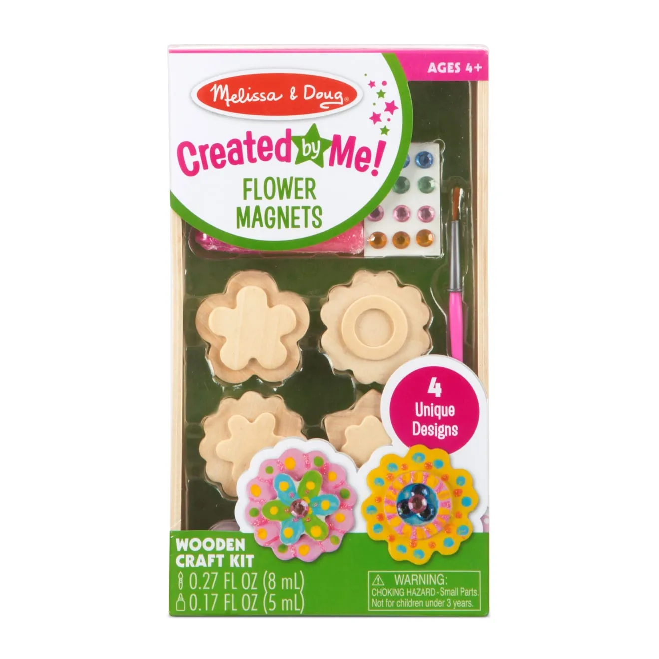 Created by Me! Flower Magnets Wooden Craft Kit