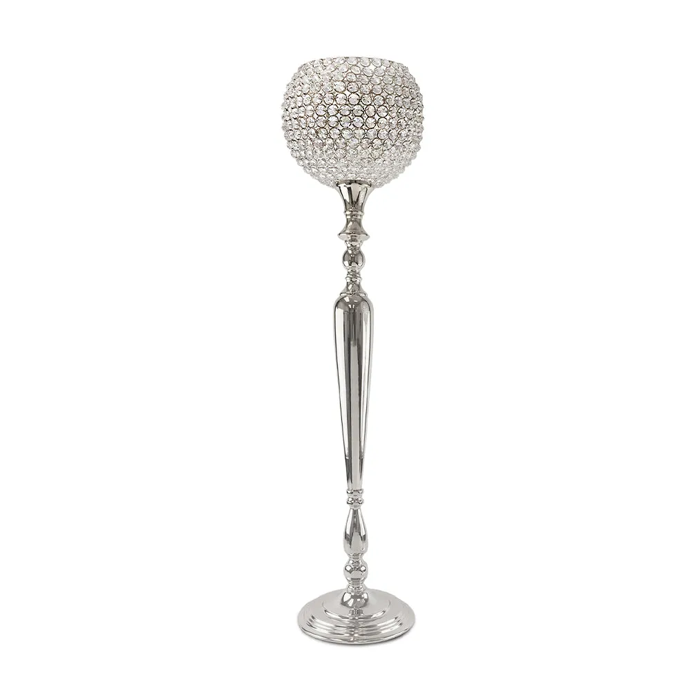 Crystal Orb Candle Stand