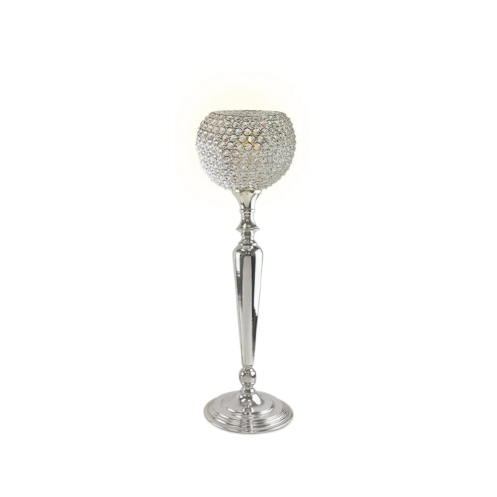 Crystal Orb Candle Stand