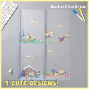 Cute Tiger A4 Clip File