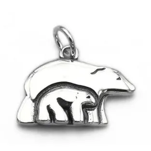 D1795 Mom Bear Pendant