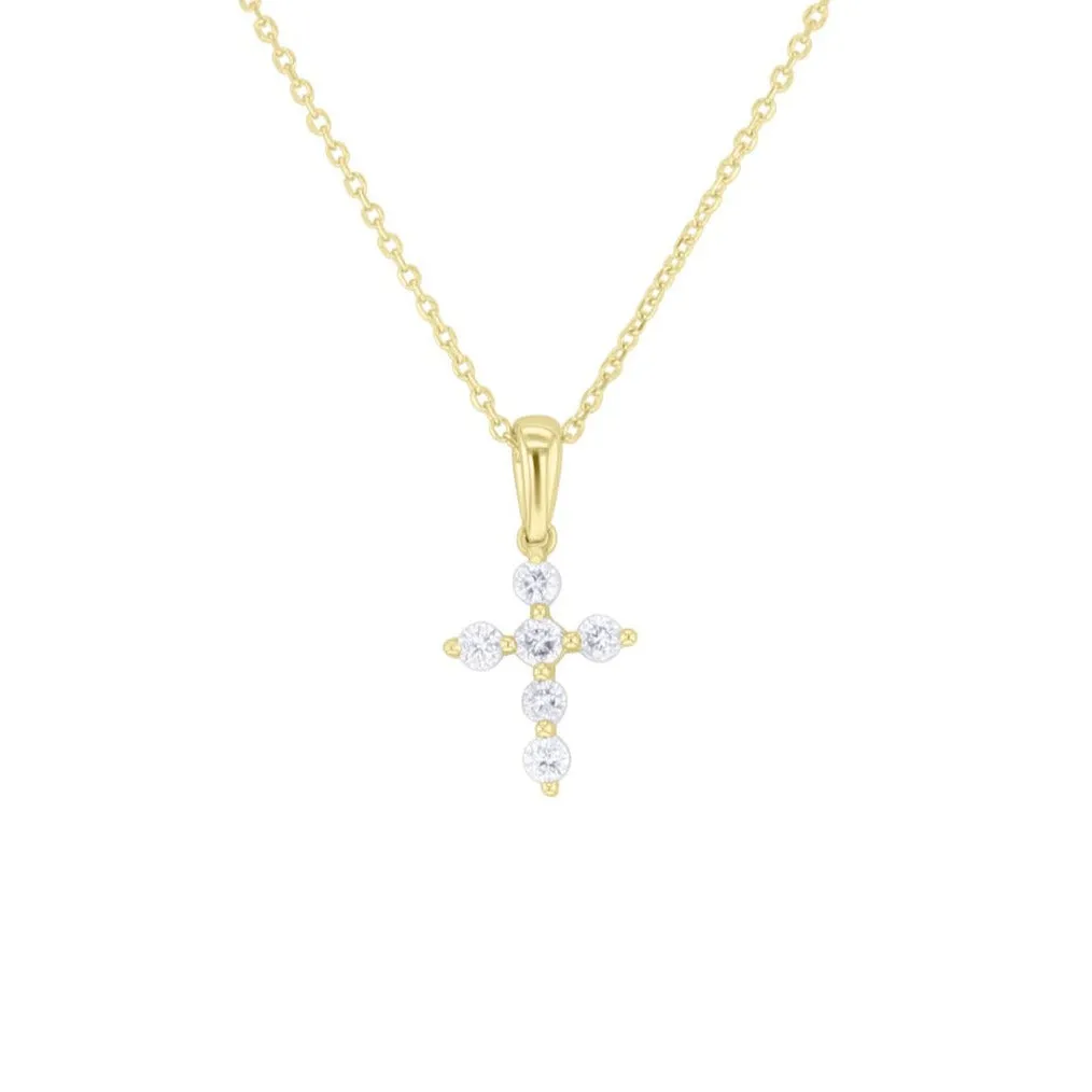 Devout Diamond Cross Necklace