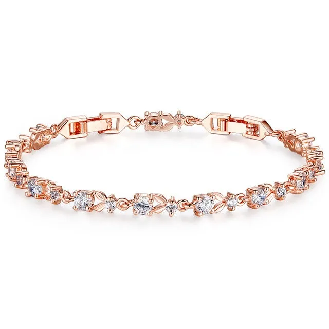 Diamond Chain Link Bracelet