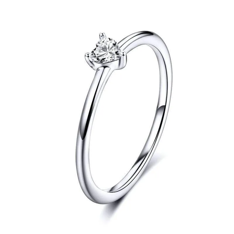 Diamond Heart Ring