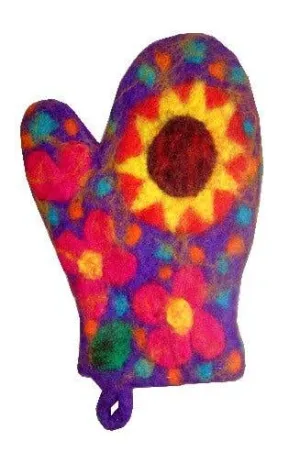 Felt Oven Mitt -  Colorful