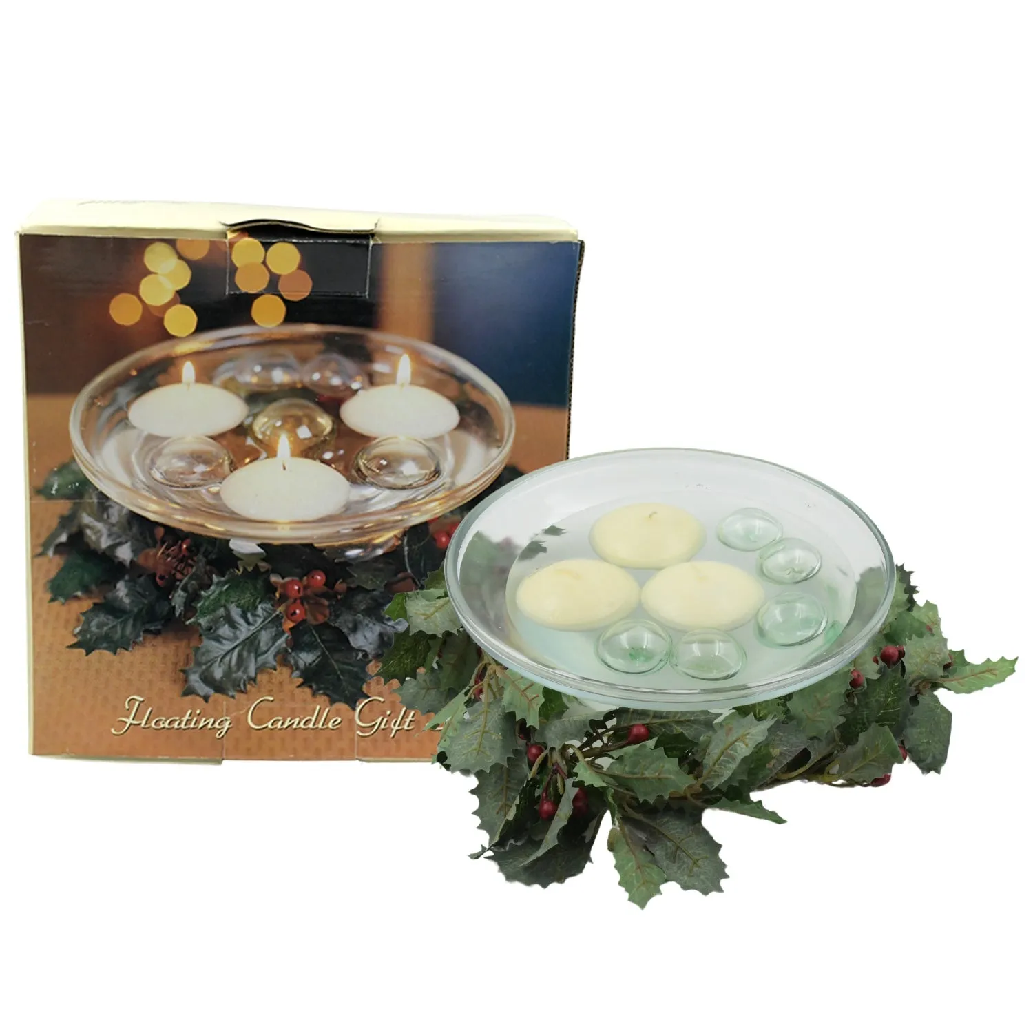 Floating Candle Light Candle Holder Set, Romantic Atmosphere Creates Water Container, Coffee Table Decoration, Send Candles, Table Decorations, Romantic Atmosphere (1 Pc)