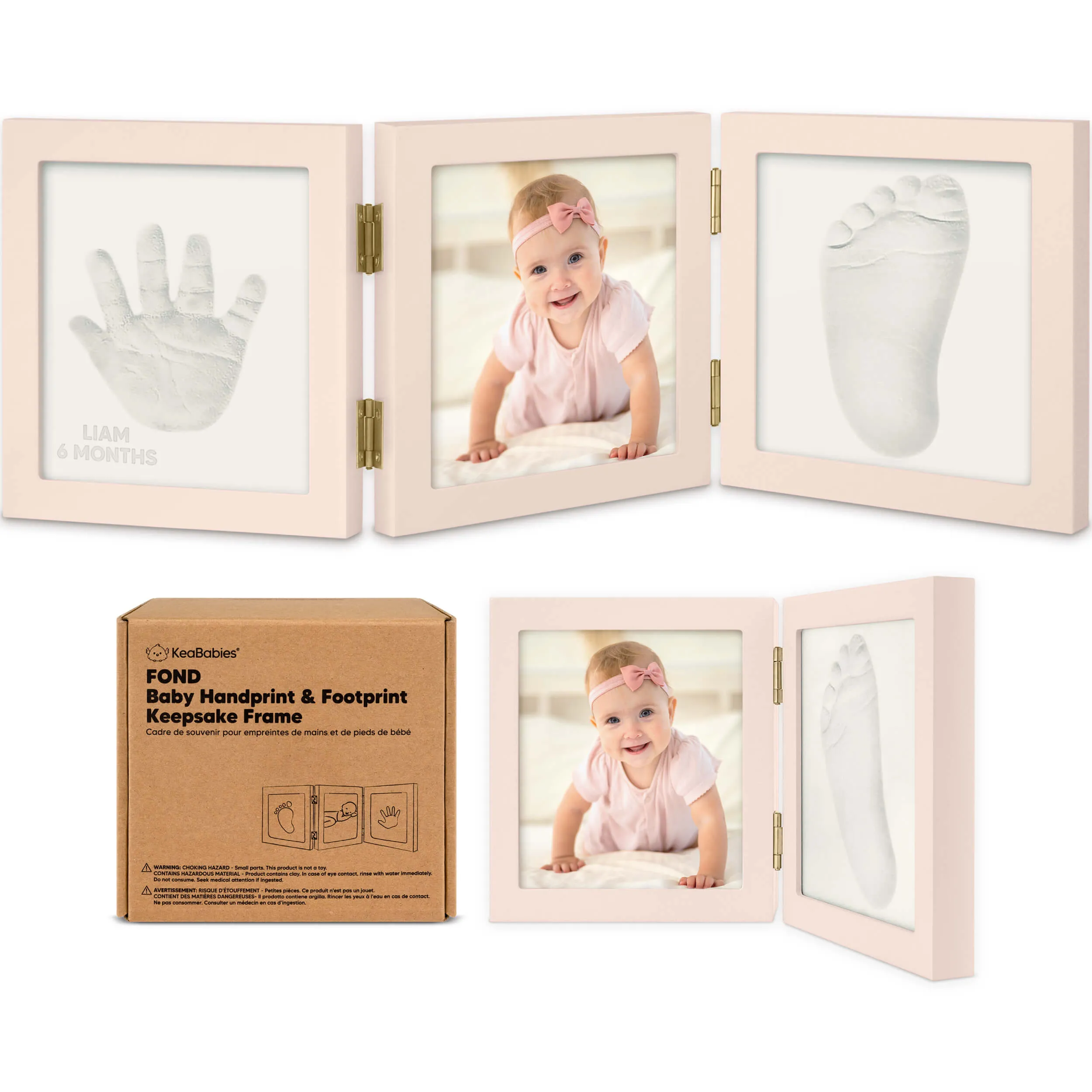 Fond Hand & Footprint Keepsake Frame