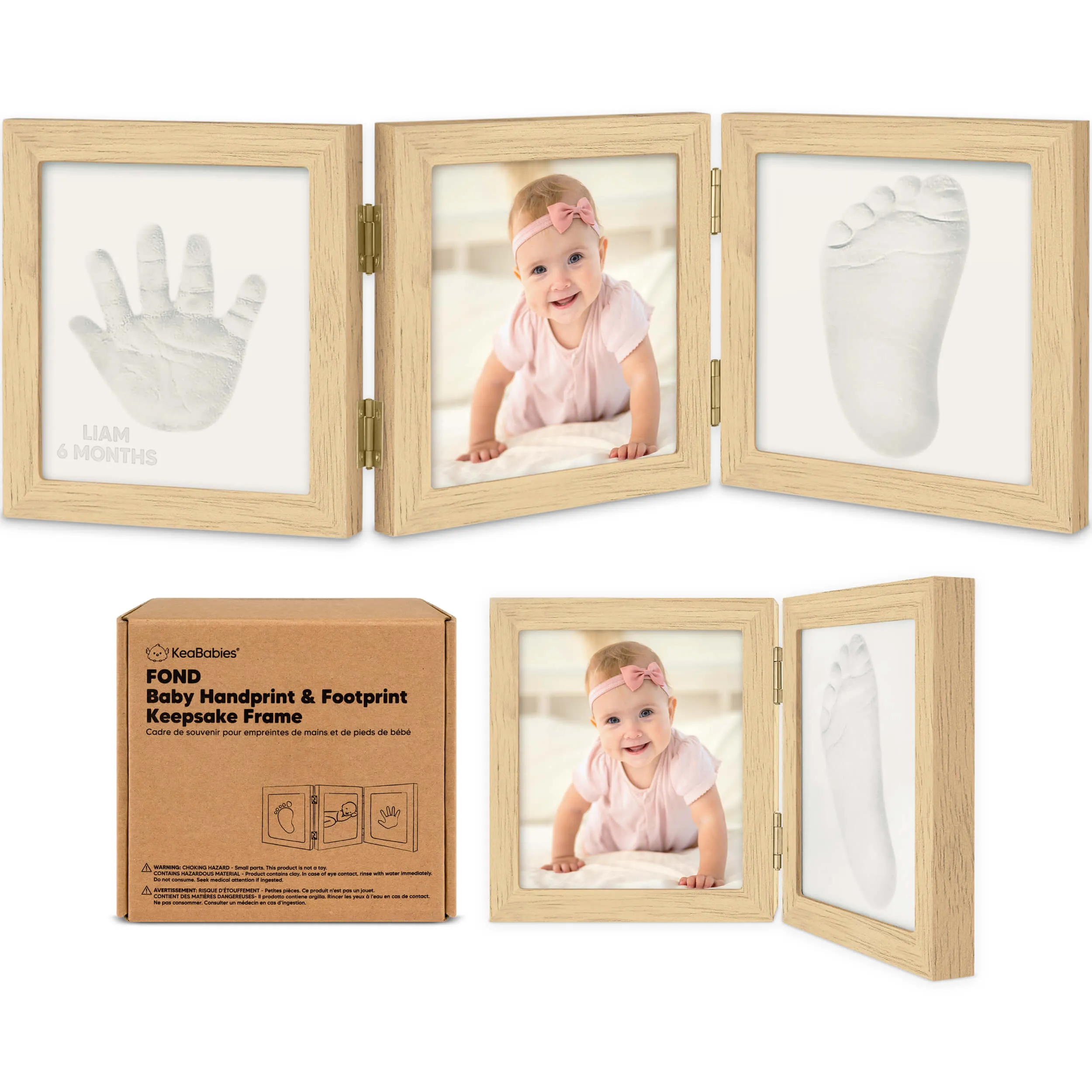 Fond Hand & Footprint Keepsake Frame