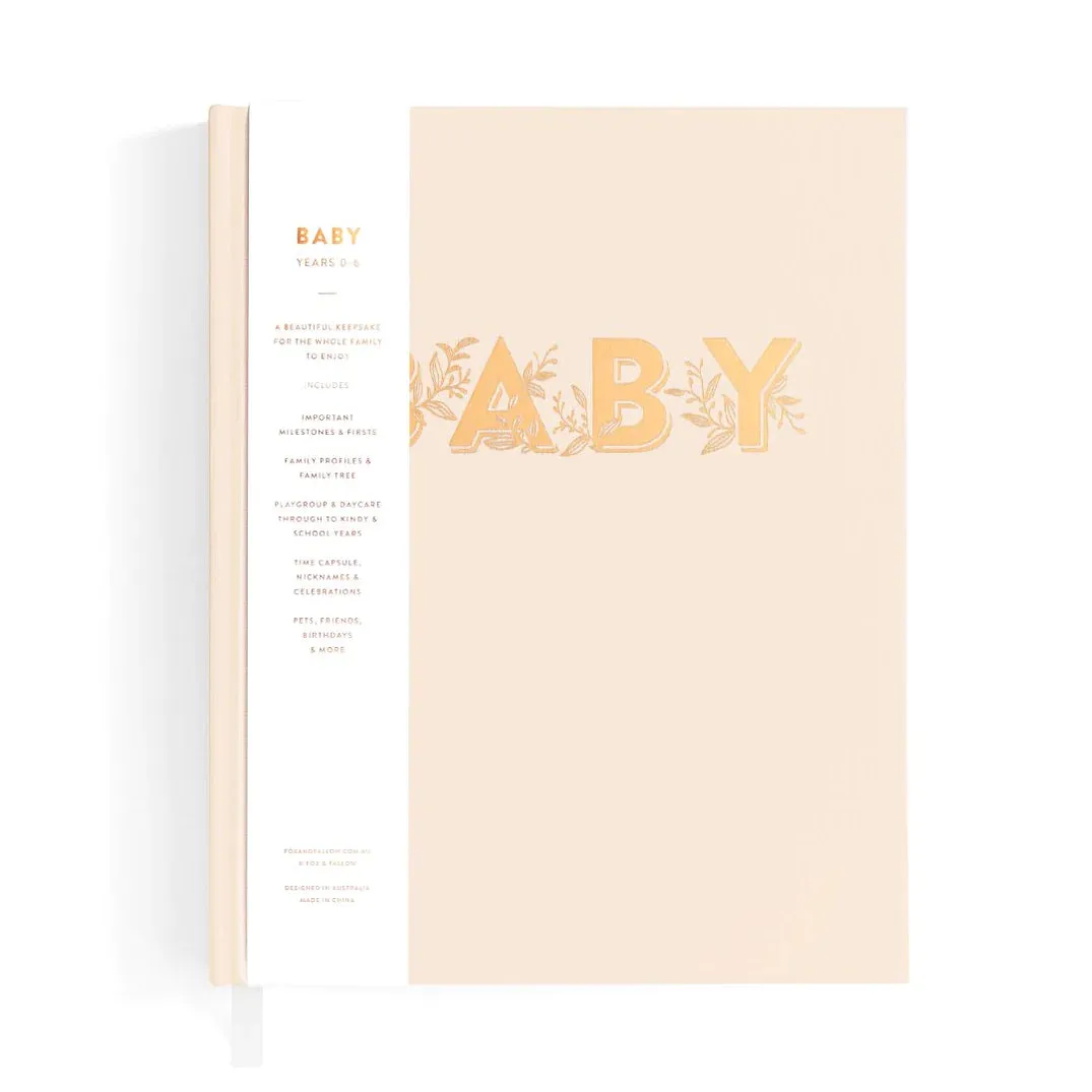 Fox & Fallow - Baby Book Buttermilk