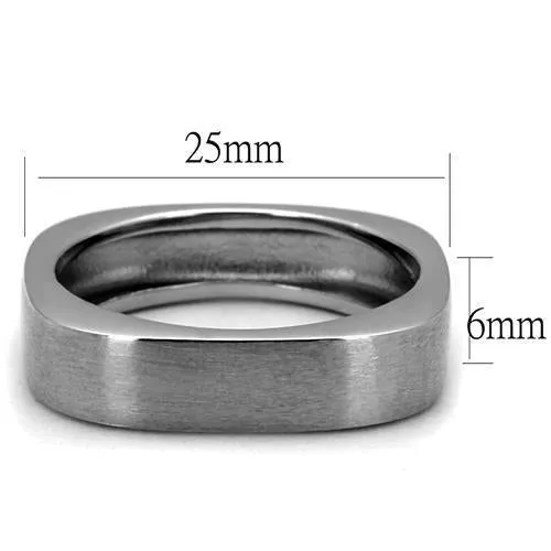 High polished (no plating) Stainless Steel Ring with No Stone for Women Style TK2668