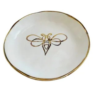 Honey Bee Ceramic Plate