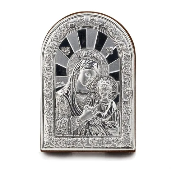 Icon Silver Ortho Mary and Jesus