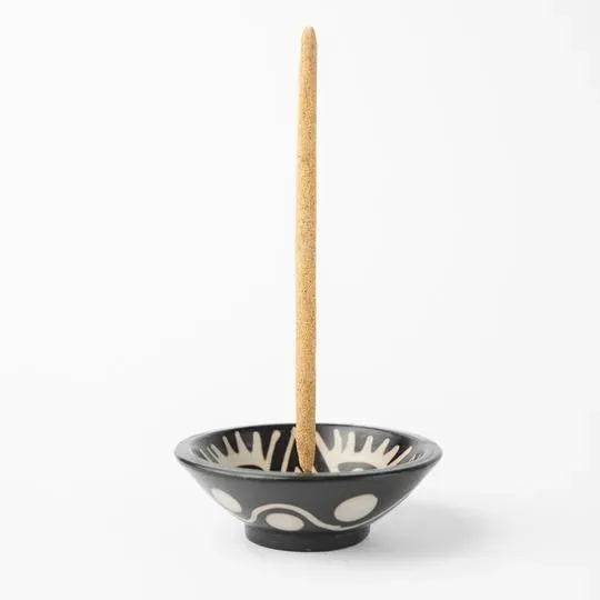 Incense Holder Handmade in Chulucanas, Peru