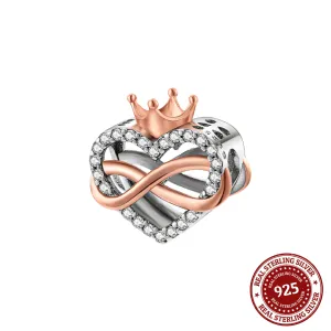 Infinity Heart Charm