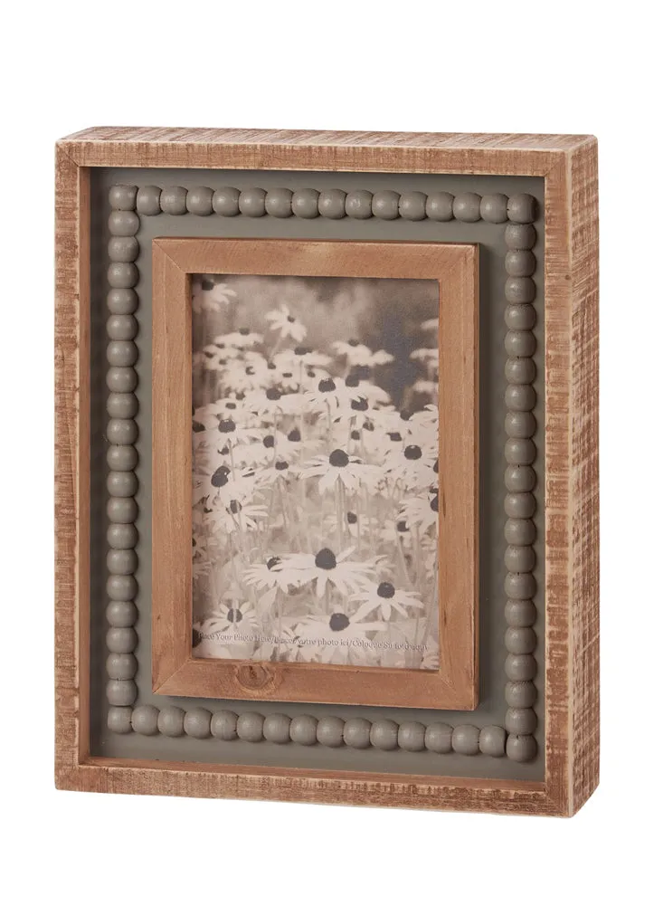 Inset Box Frame- Beaded by Primitives by Kathy