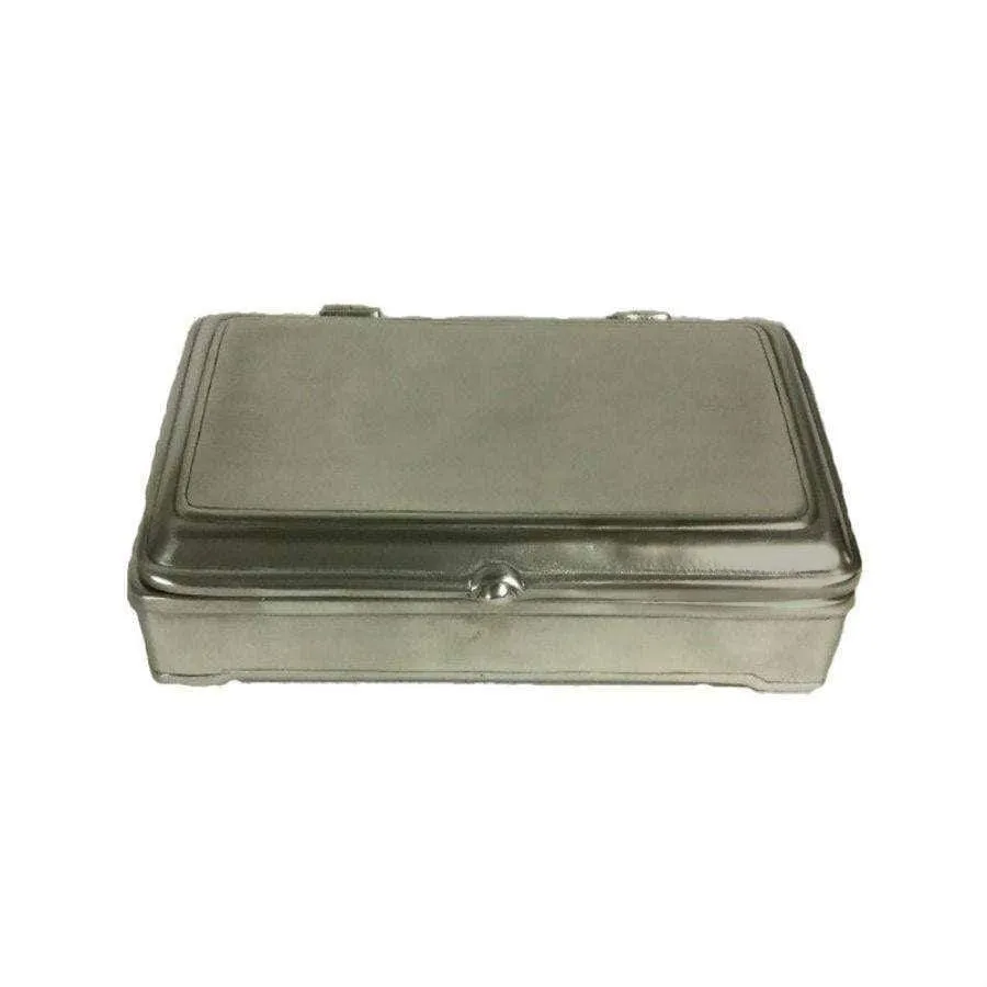 Italian Pewter | Large Rectangle Box