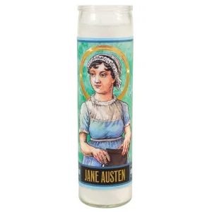 Jane Austen Secular Saint Candle