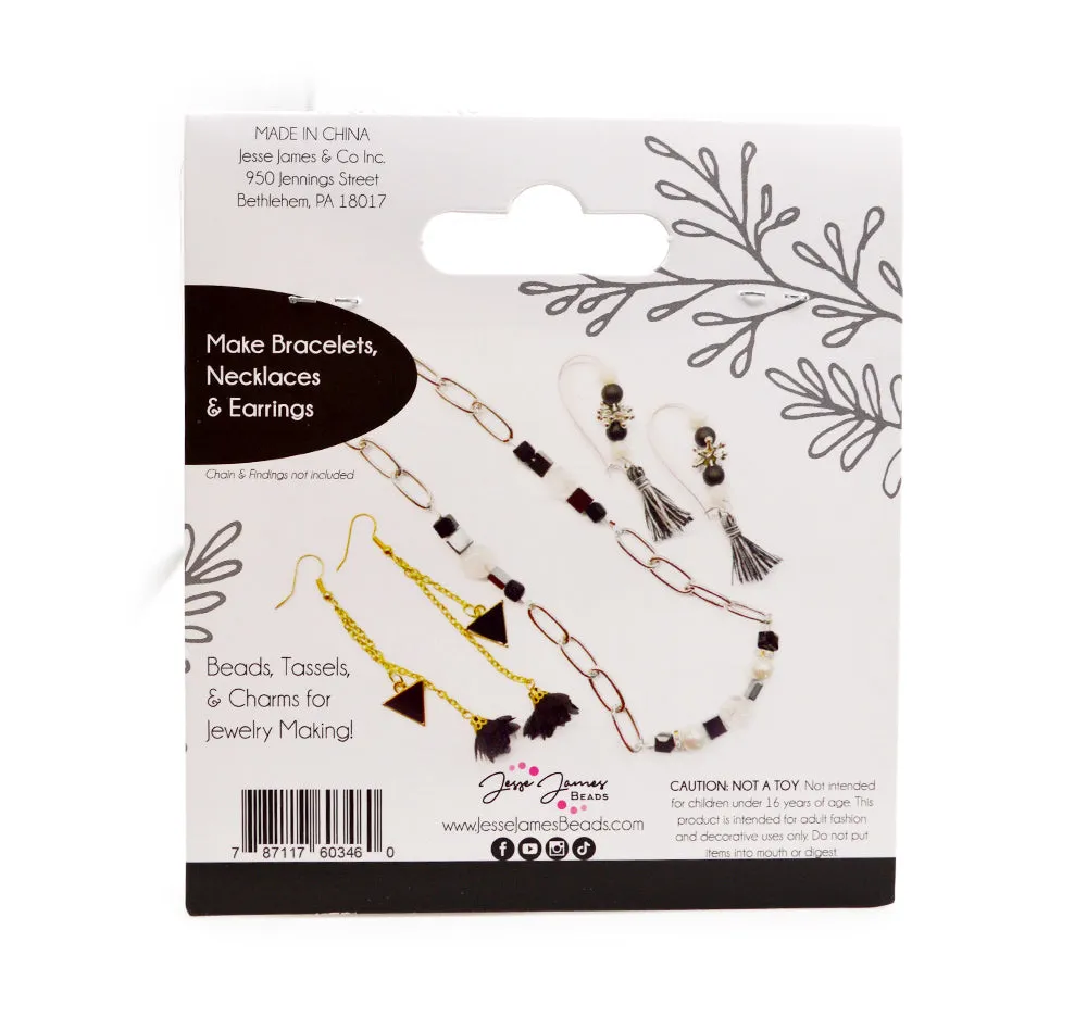 JJB Window Box Bead Mix in Black and White