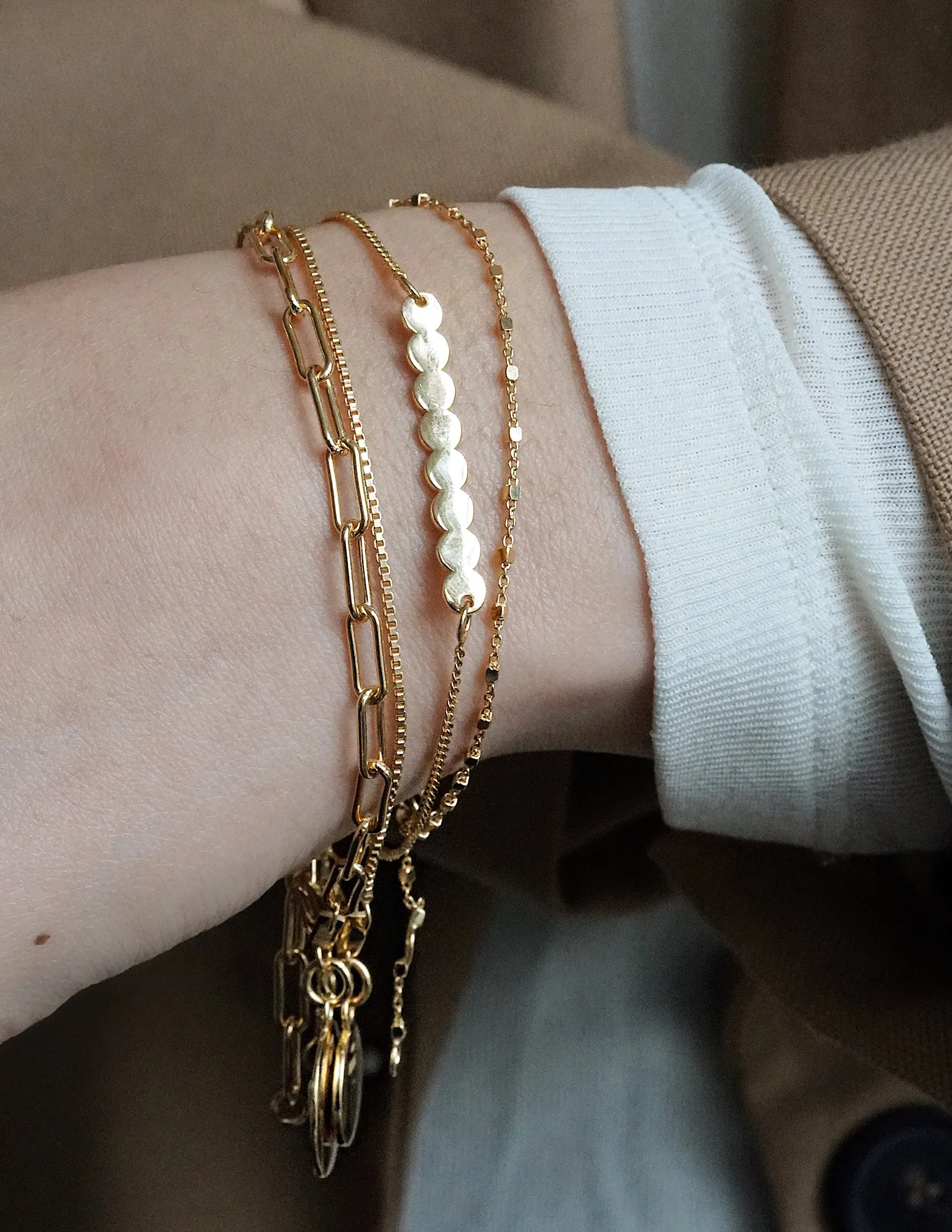 Joan bracelet <br>Gold Vermeil