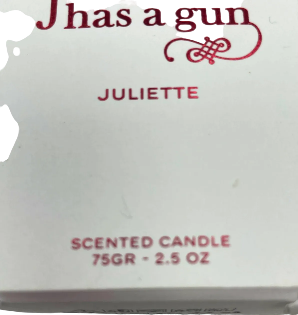 Juliette Has A Gun Scented Candle Juliette 75gr