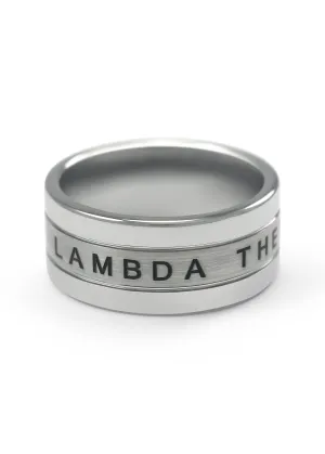 Lambda Theta Phi Tungsten Ring