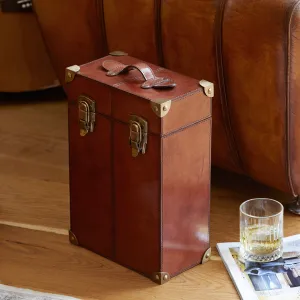 Leather Periodical Storage