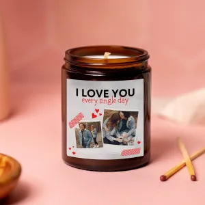 Love Every Day Romantic Candle Gift